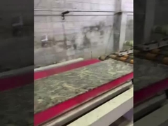 Máquina automática de corte de piedra cruzada línea de producción para azulejos de granito de mármol