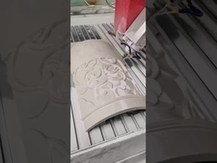 Máquina de fresado CNC de cabeza oscilante de cabeza única para superficies curvas de arco