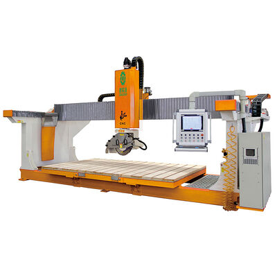 Máquina de corte de piedra CNC de 5 ejes 18.5KW para fabricantes de piedra mediana / pequeña