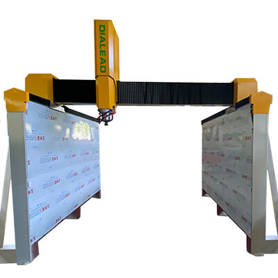Máquina de grabado de piedra CNC de tipo puente 7.5kw para piezas de trabajo grandes