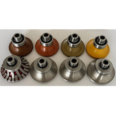 Máquina de rotación de piedra Bits de rotación de diamantes para perfiles de borde de piedra